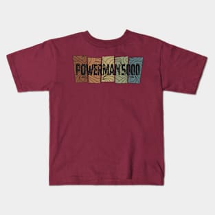 Powerman 5000 - Retro Pattern Kids T-Shirt